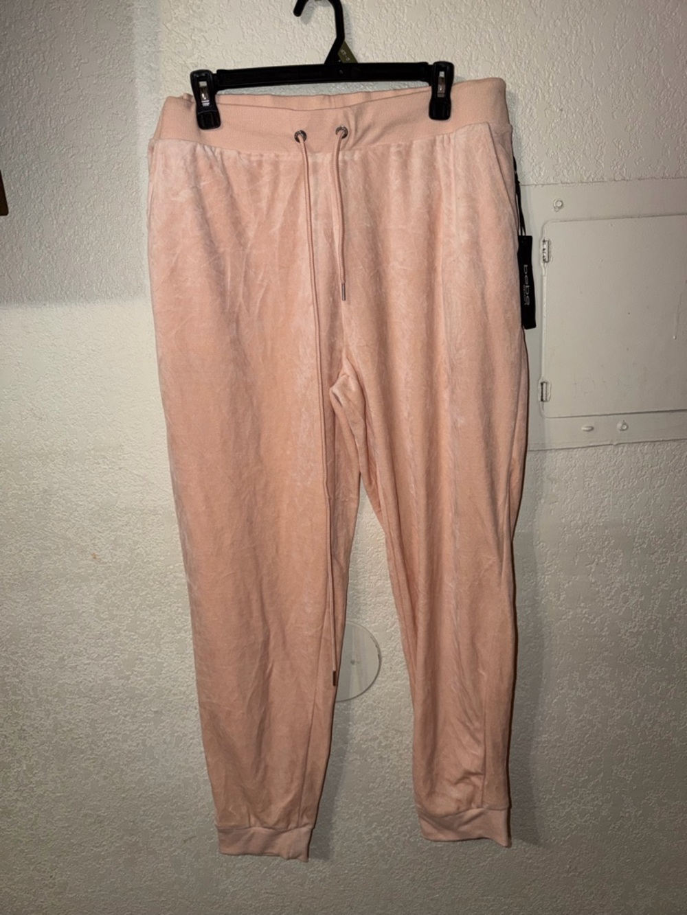 bebe Blush blong Velour Drawstring Joggers 1x